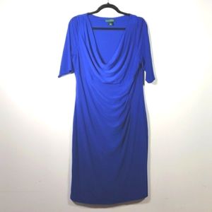 0018 Ralph Lauren blue business or cocktail dress